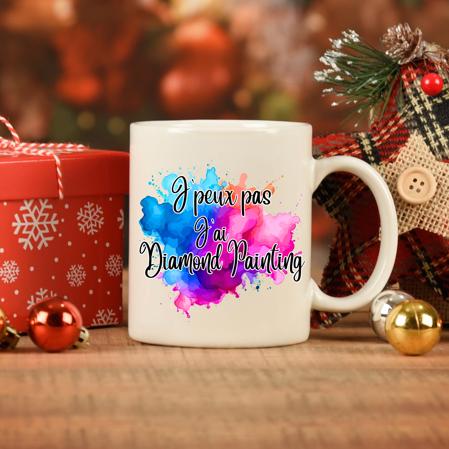 Mug 1  - J'peux pas, j'ai Diamond Painting