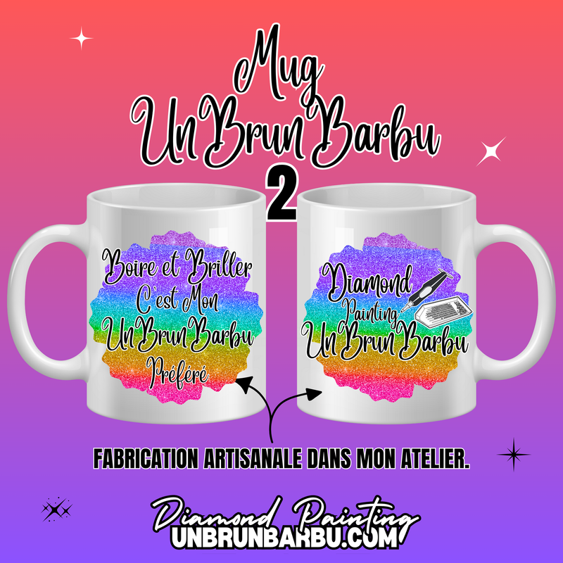 Mug 2 - Boire et Briller c'est Mon Préféré