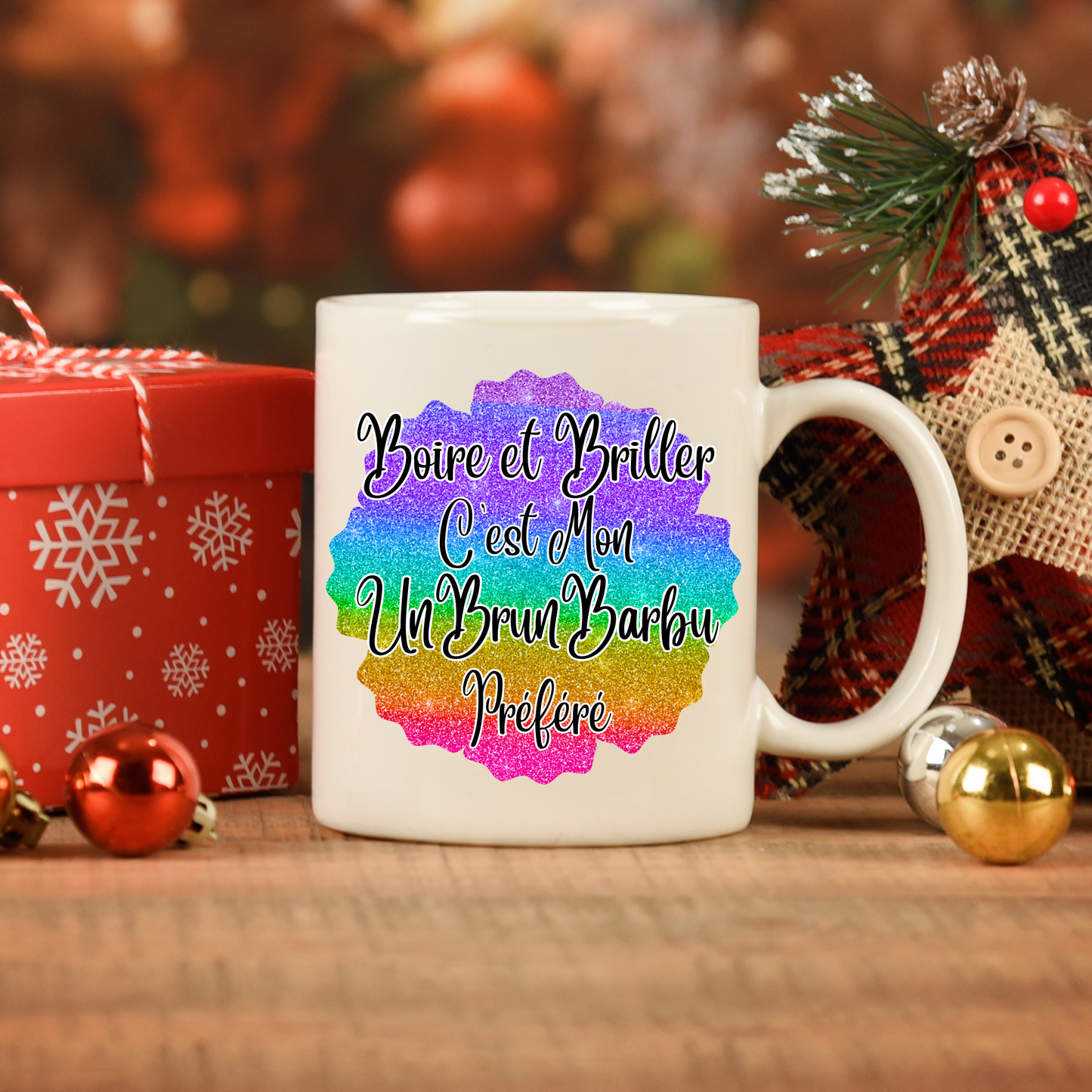 Mug 2 - Boire et Briller c'est Mon Préféré