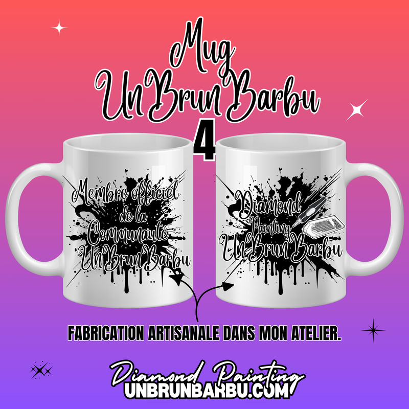 Mug 4 - Membre Officiel Communauté UnBrunBarbu