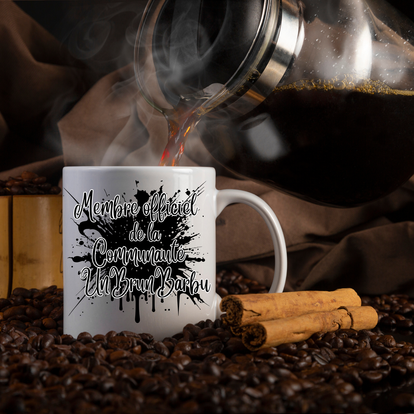 Mug 4 - Membre Officiel Communauté UnBrunBarbu