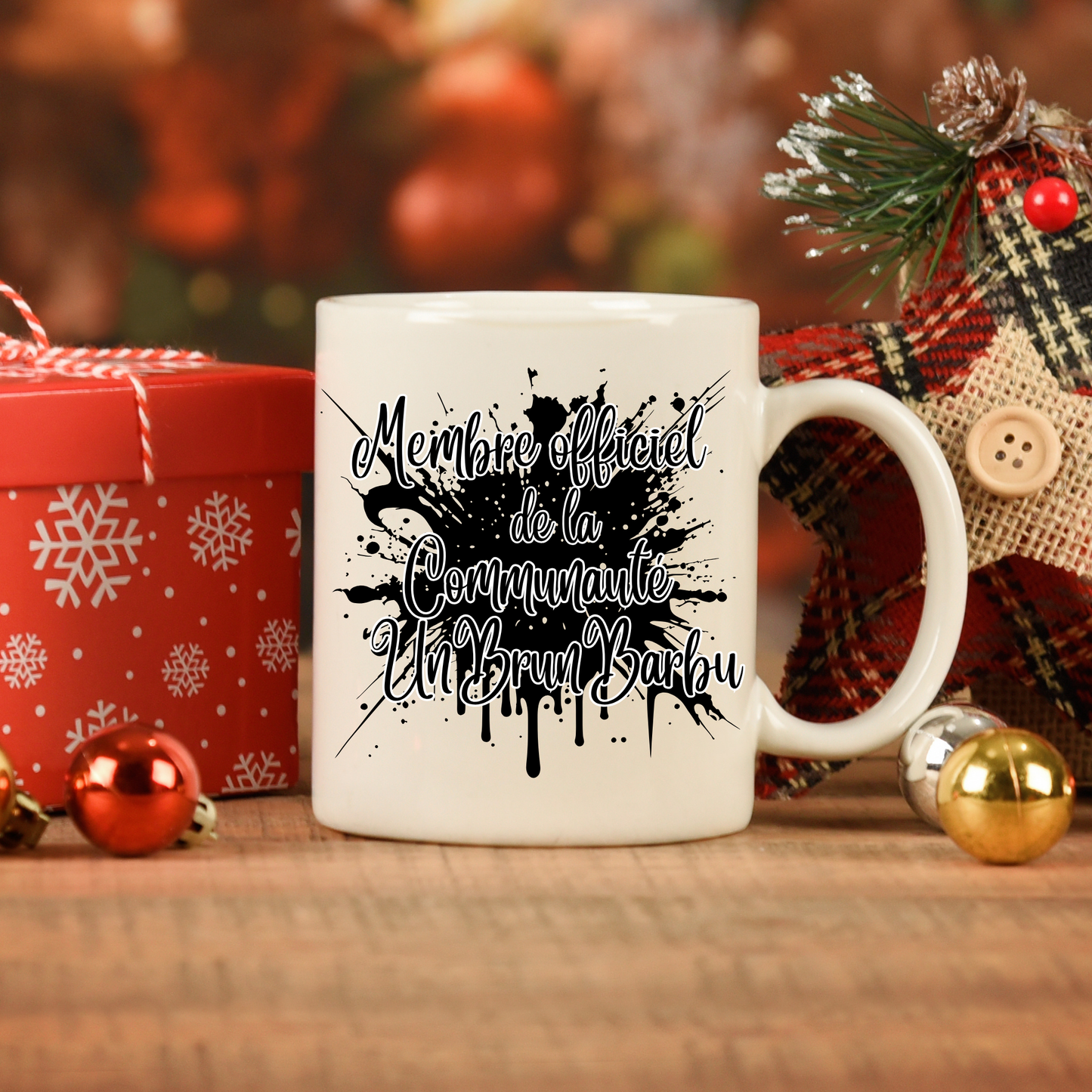 Mug 4 - Membre Officiel Communauté UnBrunBarbu