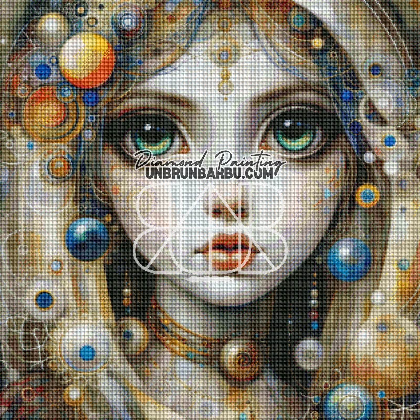 Mystère de la Religieuse (80cm x 80cm) - UnBrunBarbu