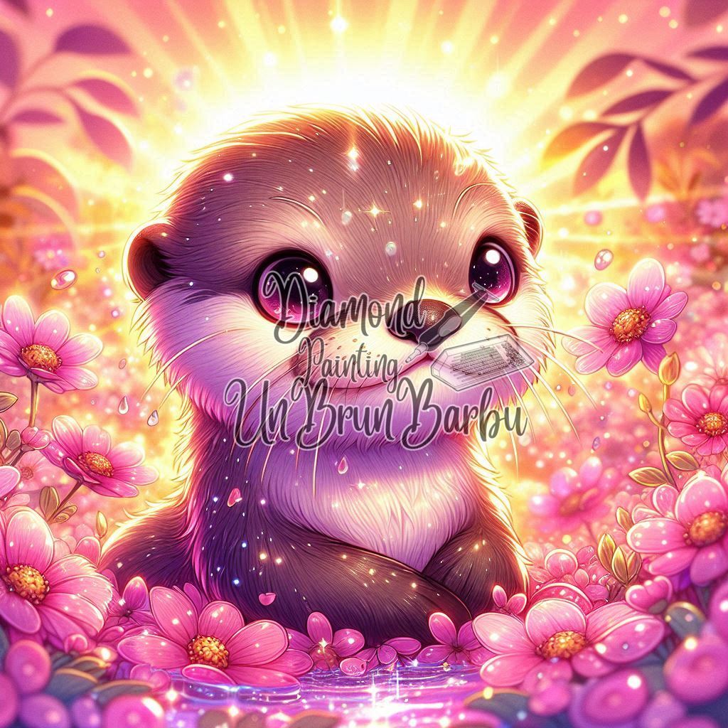 Paradis Floral de la Loutre (80cm x 80cm)