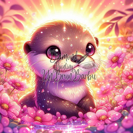 Paradis Floral de la Loutre (80cm x 80cm)