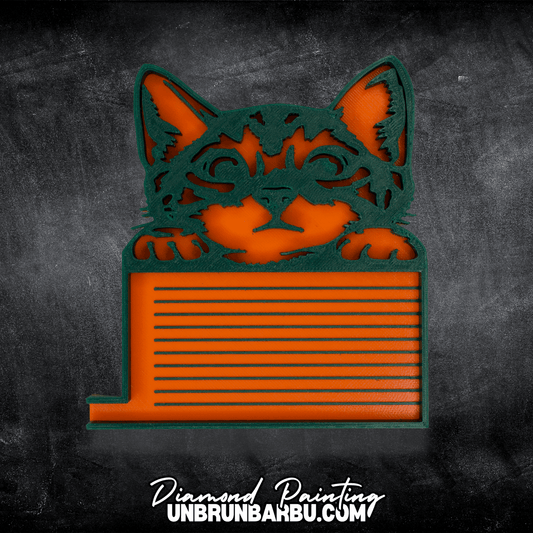 Le P’tit Chat - UnBrunBarbu - Plateau Diamond Painting