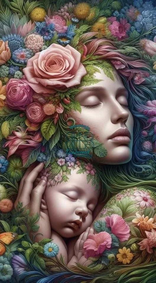 Bouquet de Tendresse. (60cm x 110cm). - UnBrunBarbu