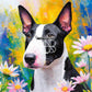 Bull Terrier Portrait artistique (90cm x 90cm) - UnBrunBarbu