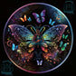 Bulle Enchantée de Papillon . (80cm x 80cm). - UnBrunBarbu
