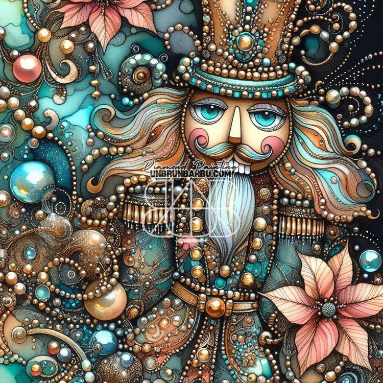 Casse-Noisette de Noël Enchanté (90cm x 90cm)