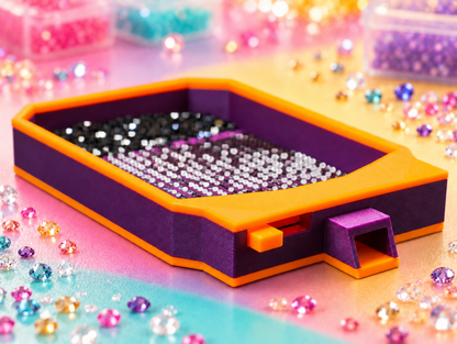 Plateau Diamond Painting ClickFlow avec bec de vidage et bouchon integre