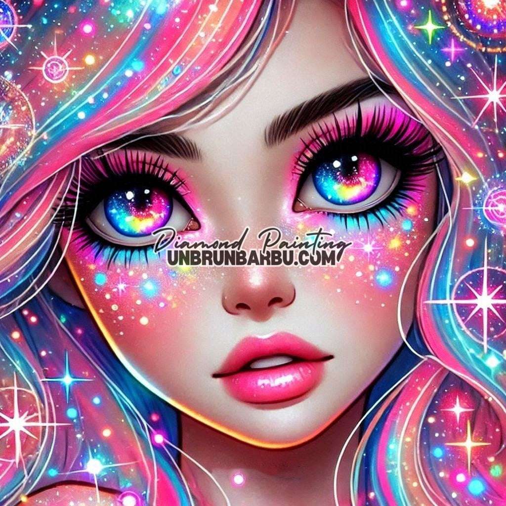 Coachella Makeup Magic (80cm x 80cm) - UnBrunBarbu