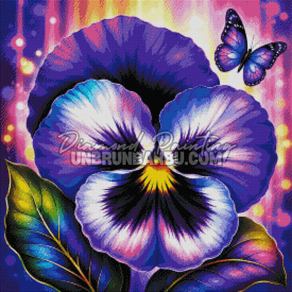 diamond painting ame de la pensee 70x70 cm rendu diamante