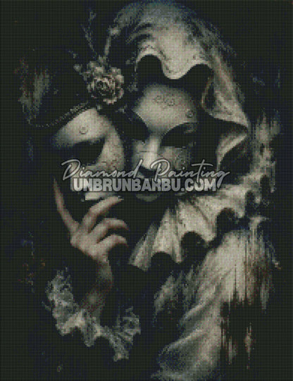 diamond painting ame du carnaval oublie 50x65 rendu diamante