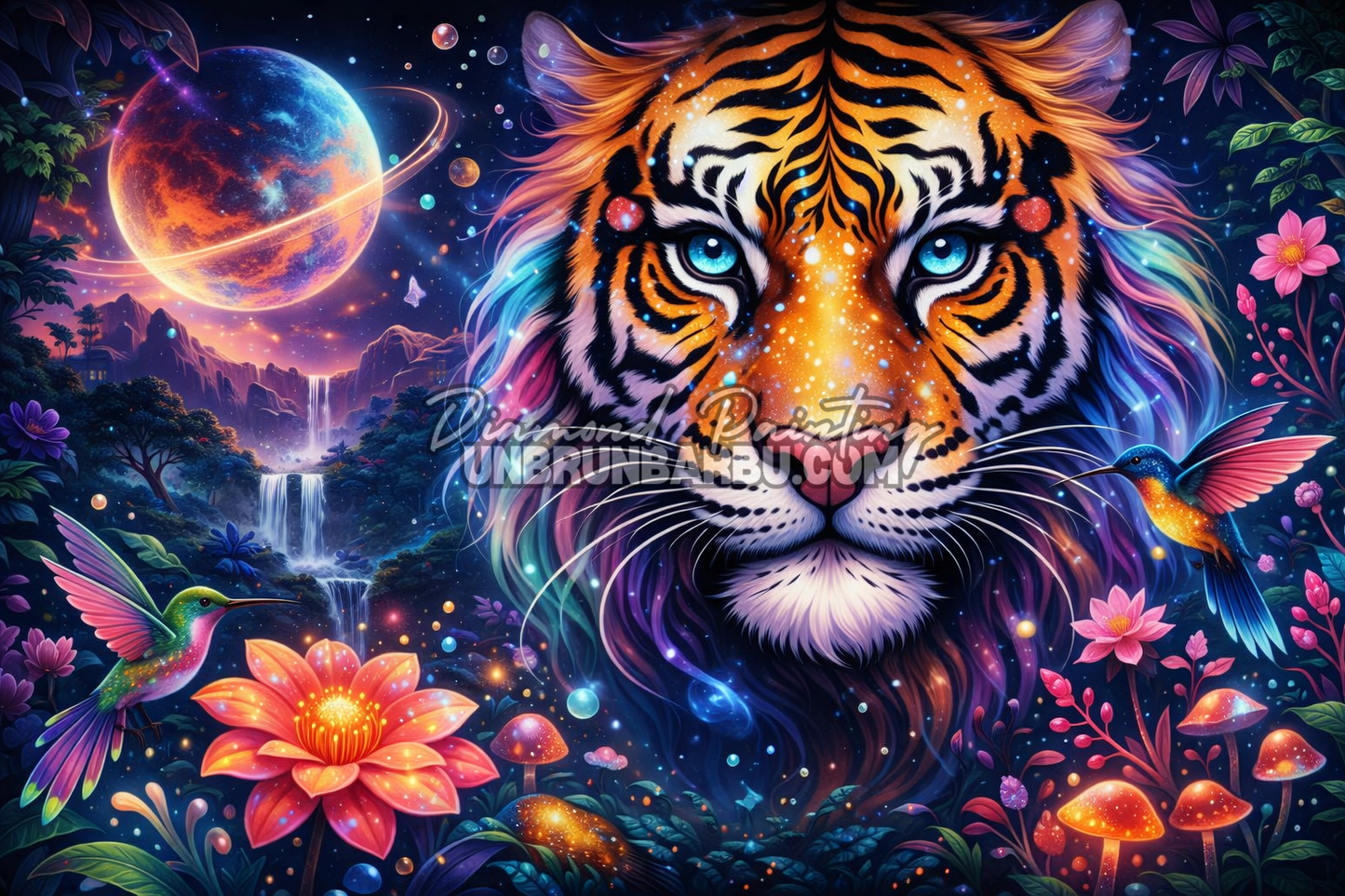 diamond painting constellation du tigre 120x80 illustration principale