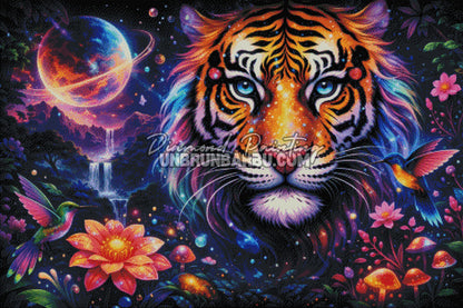 diamond painting constellation du tigre 120x80 rendu diamante