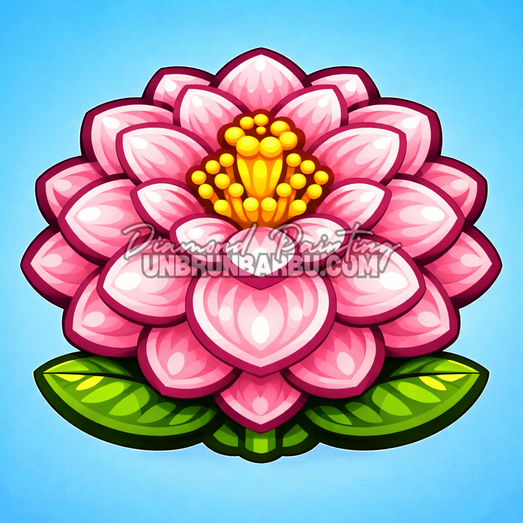 diamond painting dahlia rose 20x20