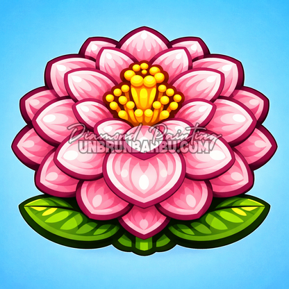 diamond painting dahlia rose 20x20