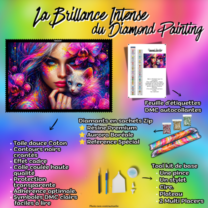 kit diamond painting eclaboussure de vie 120x80 cm contenu premium complet