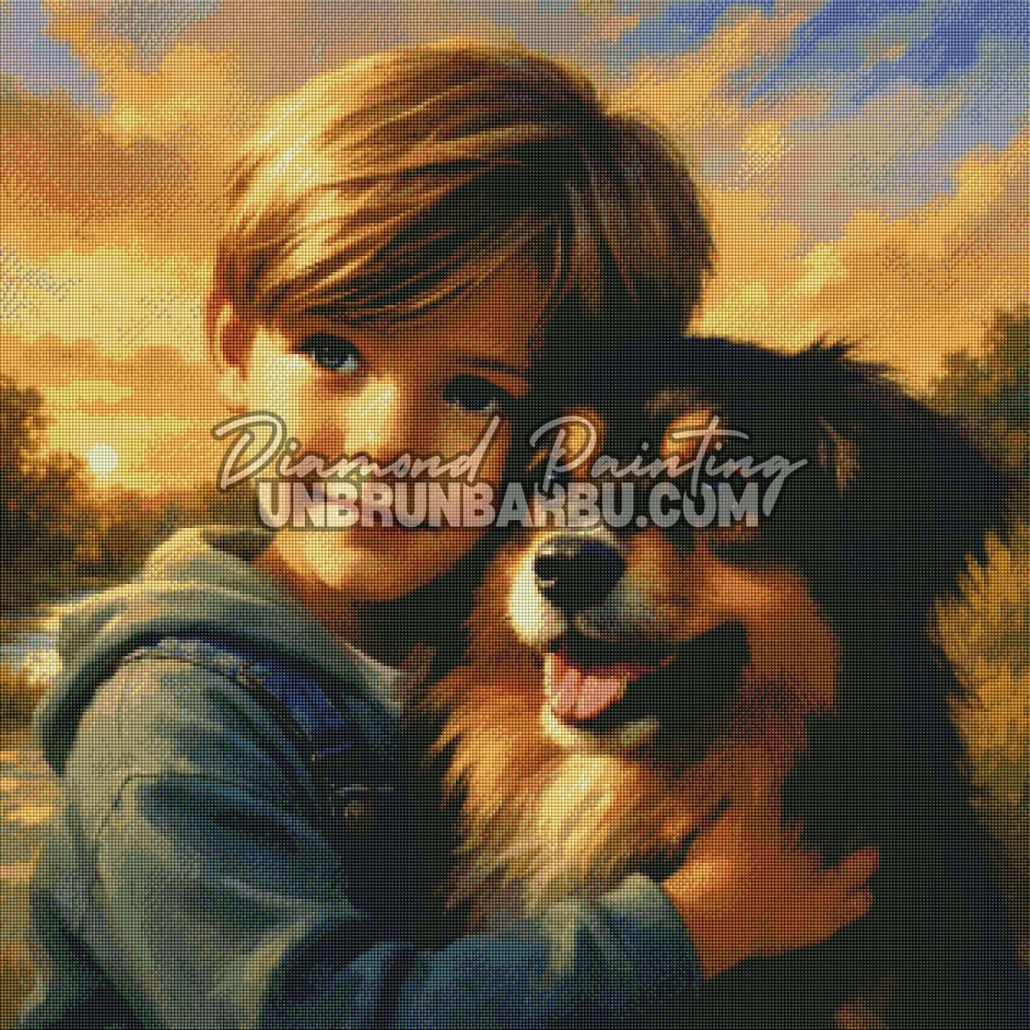 diamond painting entre nous deux 80x80 rendu diamante