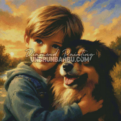 diamond painting entre nous deux 80x80 rendu diamante