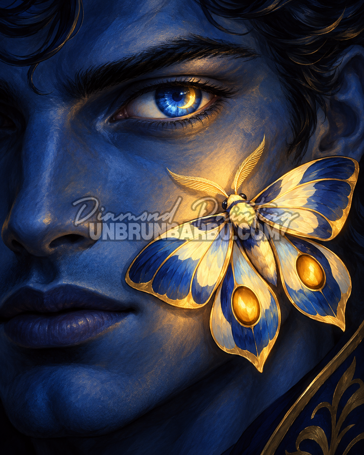 Diamond Painting – Homme Papillon de Lune - 60x75 cm