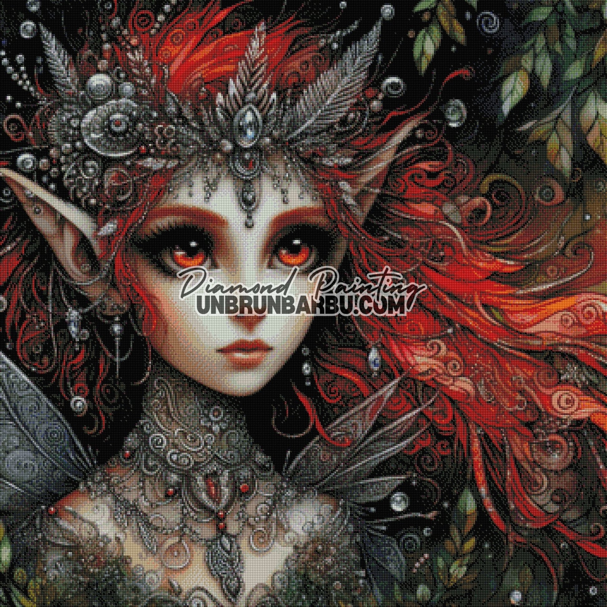 Diamond Painting - L'Elfe de la Mémoire Sacrée (90cm x 90cm) - UnBrunBarbu