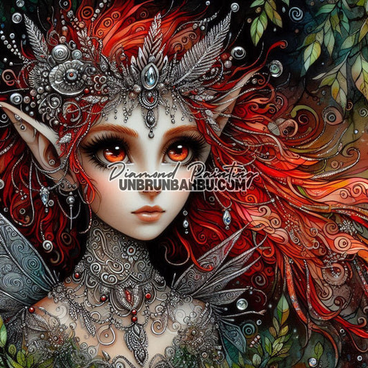 Diamond Painting - L'Elfe de la Mémoire Sacrée (90cm x 90cm) - UnBrunBarbu