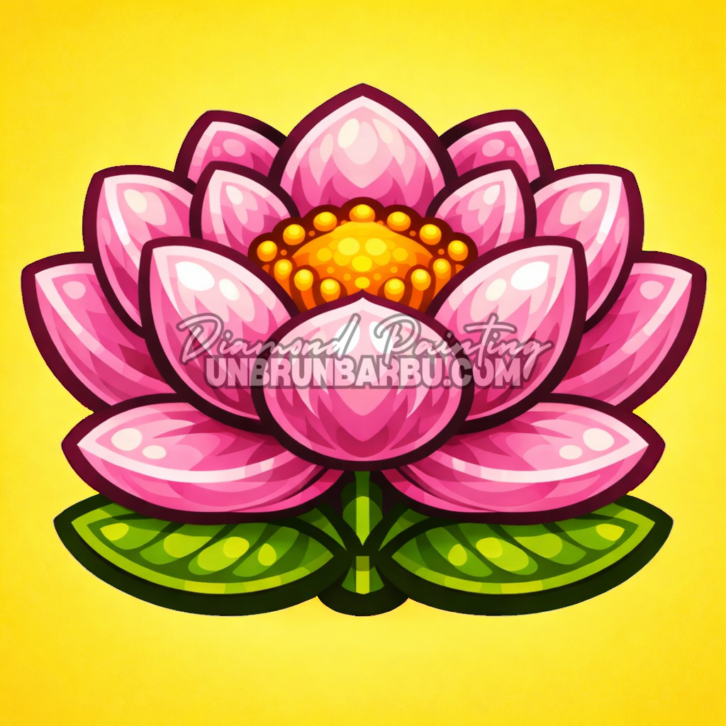 diamond painting lotus 20x20