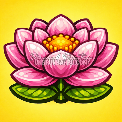 diamond painting lotus 20x20