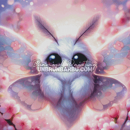 rendu diamond painting papillon douceur magique diamants brillants