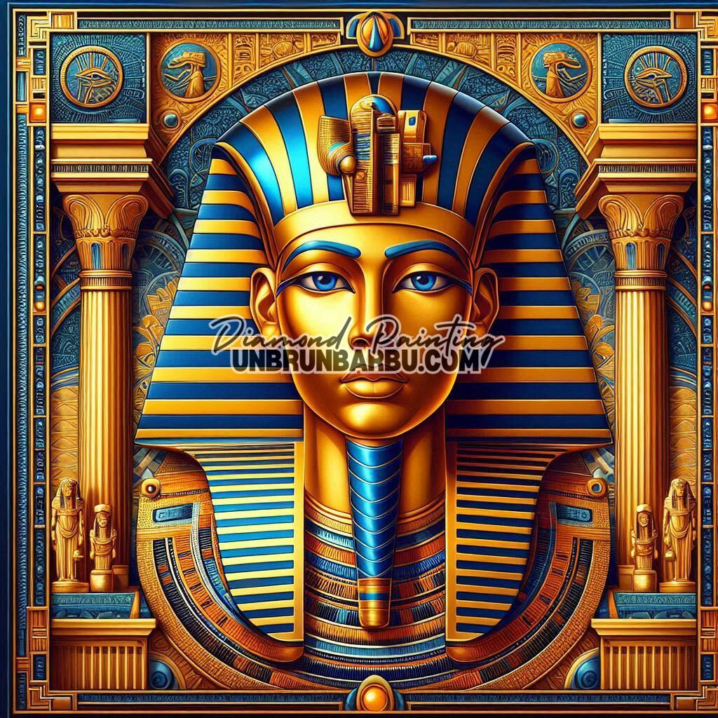 Diamond Painting - Pharaon Aux Deux Royaumes (100cm x 100cm) - UnBrunBarbu