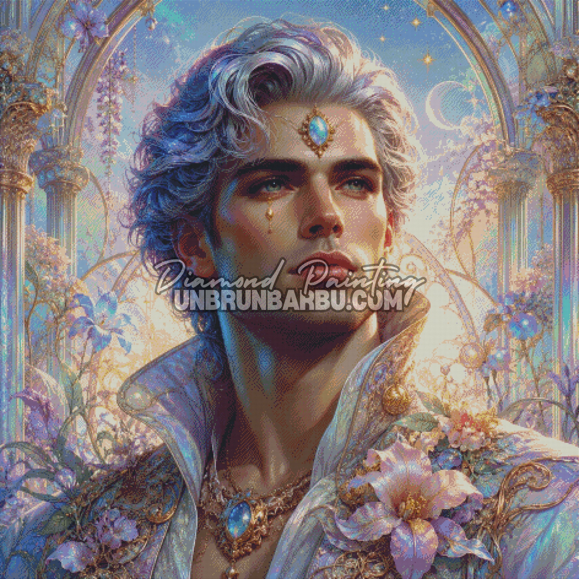 Diamond Painting Prince du Royaume Lumineux 120x120 rendu diamante complet