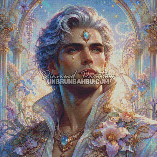 Diamond Painting Prince du Royaume Lumineux 120x120 rendu diamante complet
