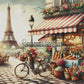 Douceur de Paris (100cm x 100cm) - UnBrunBarbu