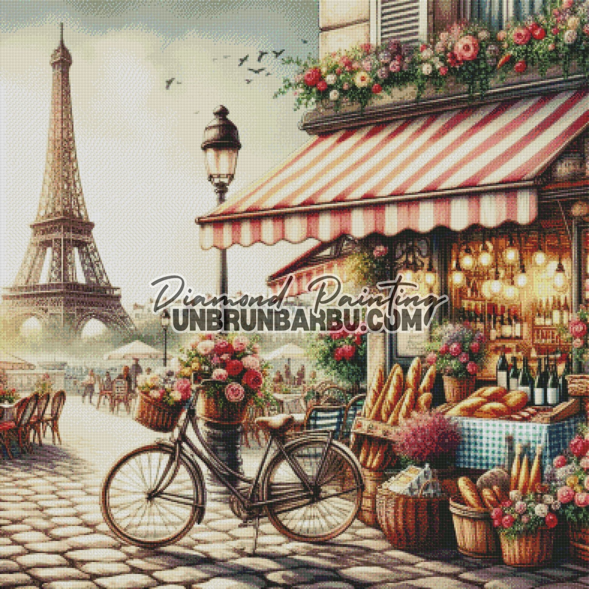 Douceur de Paris (100cm x 100cm) - UnBrunBarbu