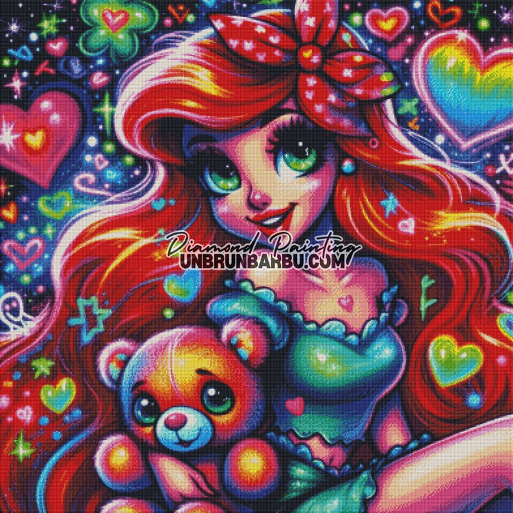 Échos d'une Mélodie Perdue (100cm x 100cm) - UnBrunBarbu