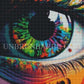 Émergence Chromatique : Regard Intérieur. (40cm x 90cm) - UnBrunBarbu