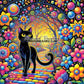 Énigme du Chemin Multicolore (90cm x 90cm) - UnBrunBarbu
