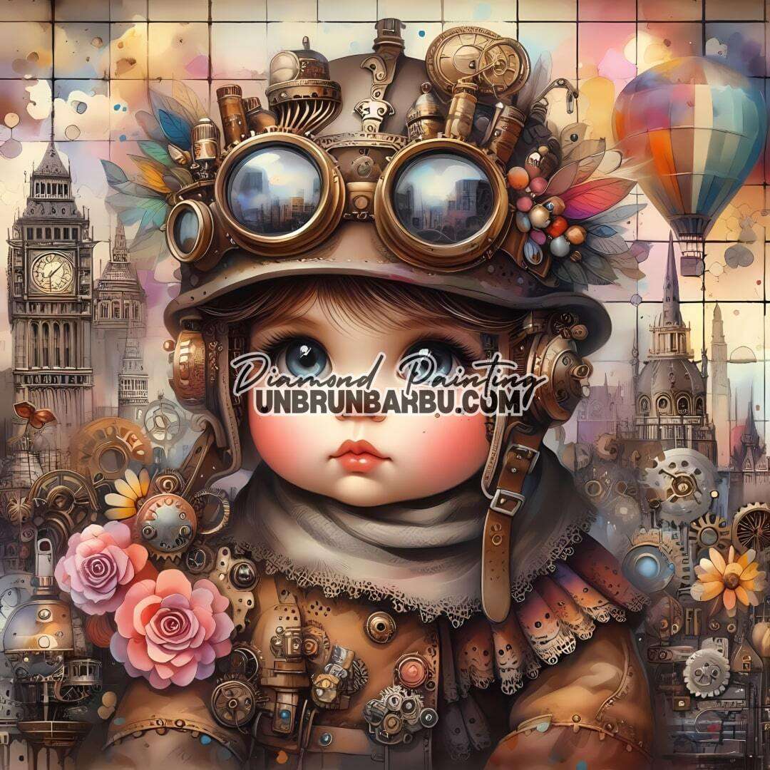 Explorateur du Temps (90cm x 90cm) - UnBrunBarbu