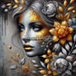 Fleurs Magiques été Éternel (80cm x 80cm) - UnBrunBarbu