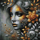 Fleurs Magiques été Éternel (80cm x 80cm) - UnBrunBarbu