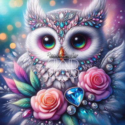 Gardien des pierres précieuses (80cm x 80cm) - UnBrunBarbu