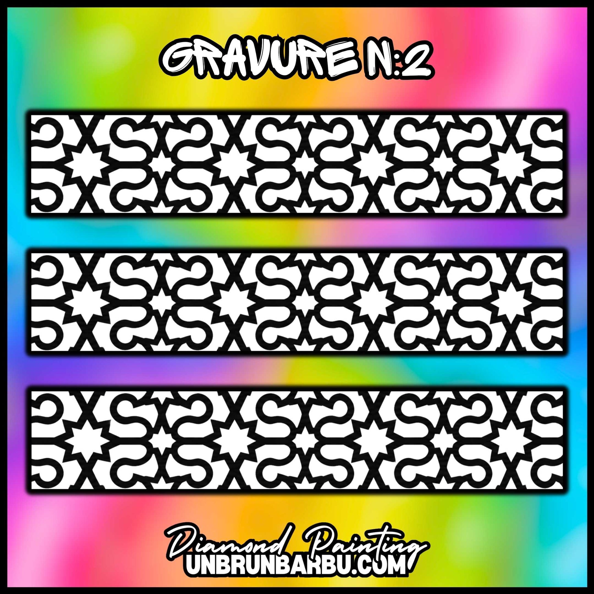 Gravure n°2 personnalisable pour le crayon Diamond Painting ErgoWave
