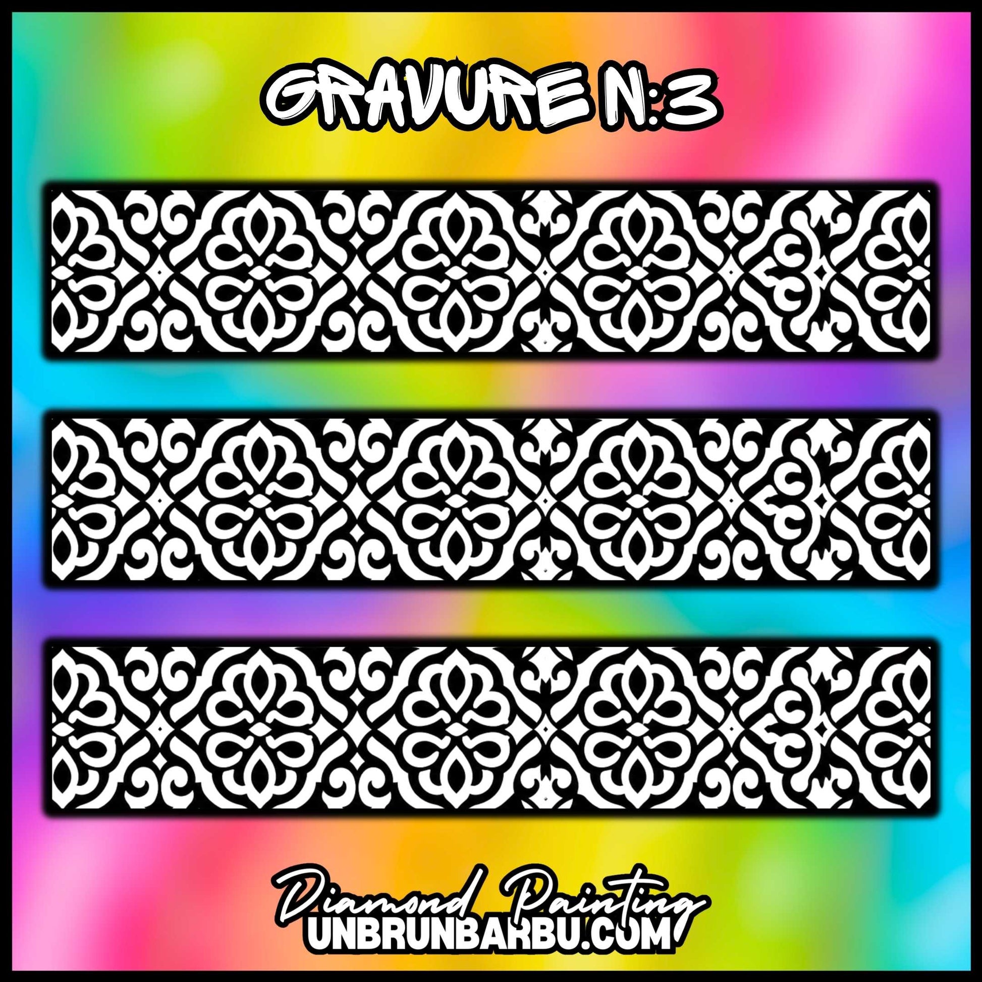 Gravure n°3 personnalisable pour le crayon Diamond Painting ErgoWave
