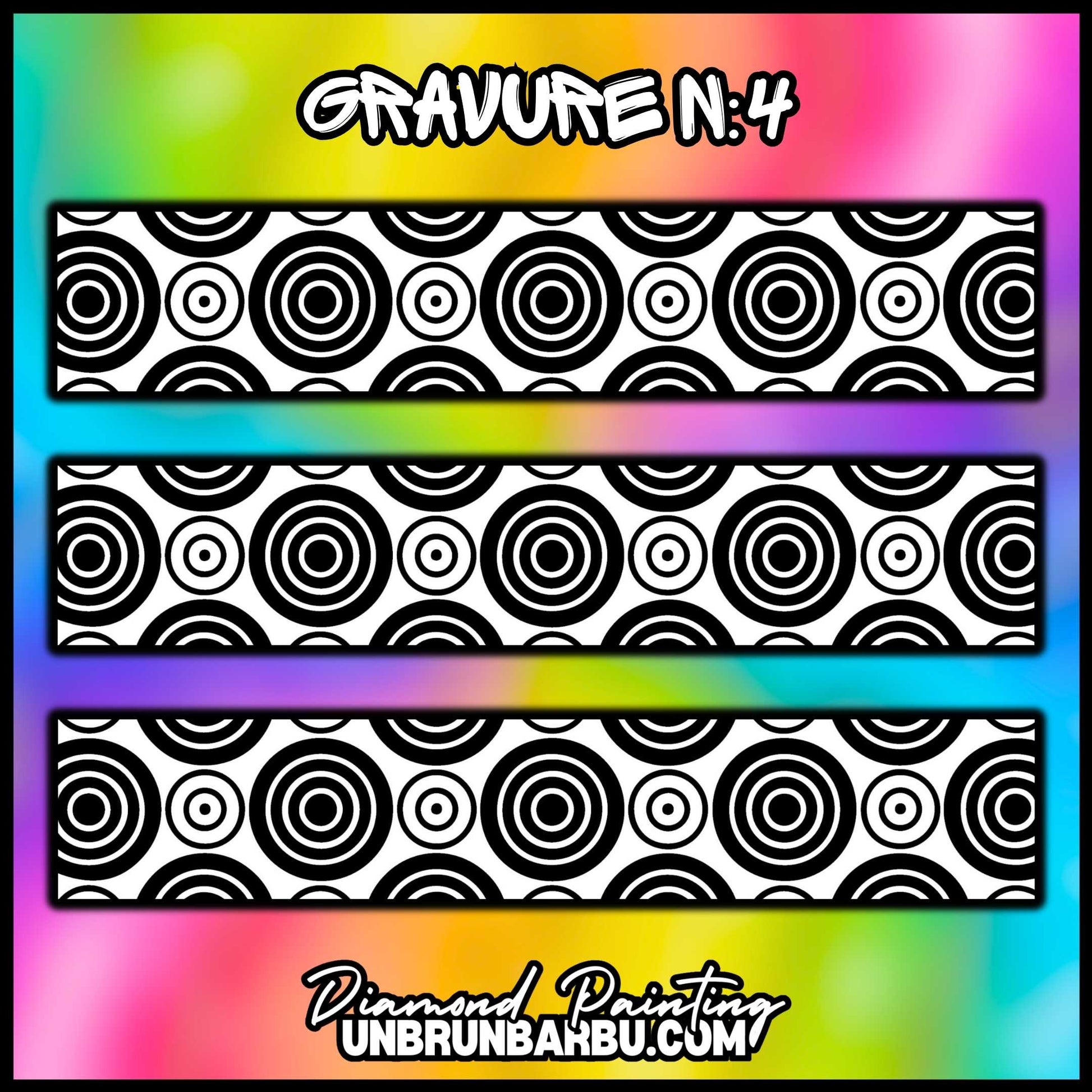 Gravure n°4 personnalisable pour le crayon Diamond Painting ErgoWave