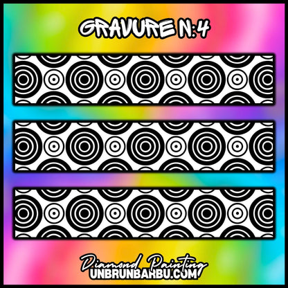 Gravure n°4 personnalisable pour le crayon Diamond Painting ErgoWave
