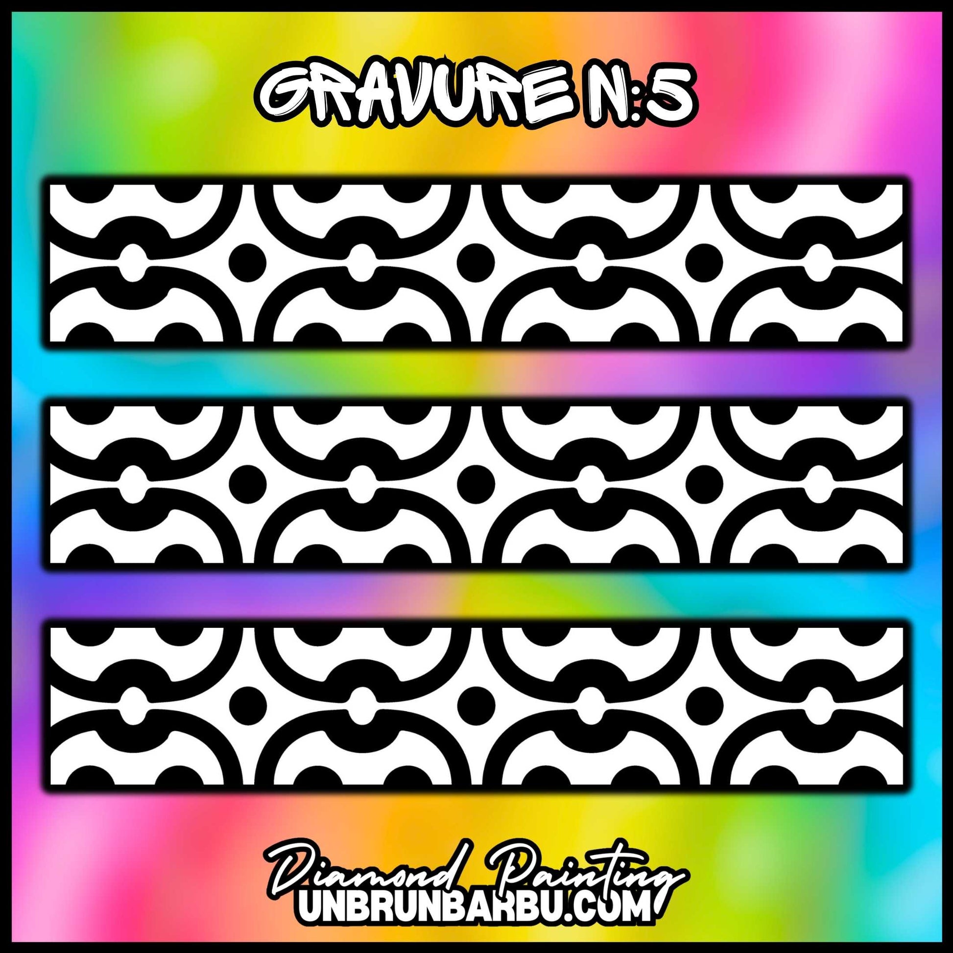 Gravure n°5 personnalisable pour le crayon Diamond Painting ErgoWave