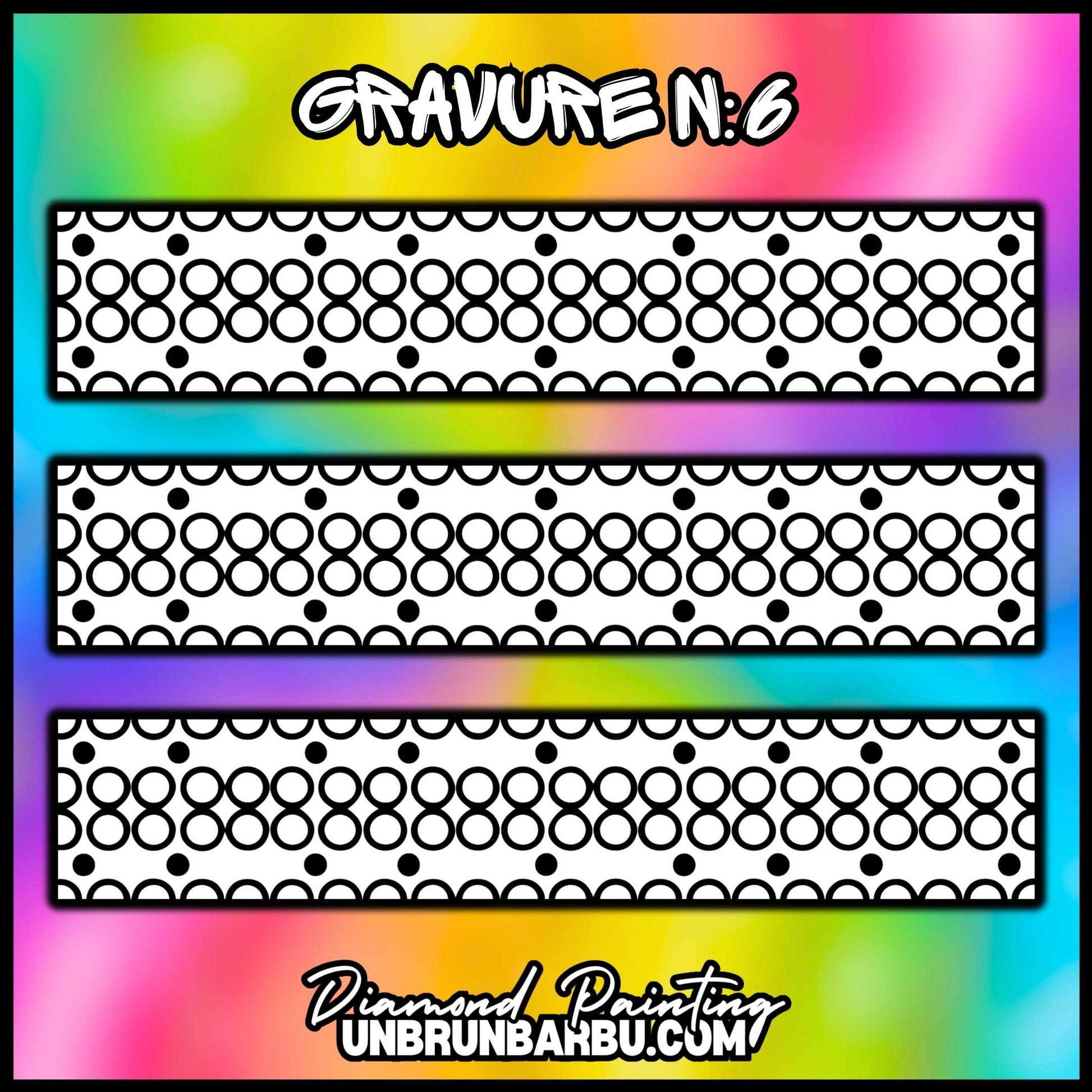 Gravure n°6 personnalisable pour le crayon Diamond Painting ErgoWave