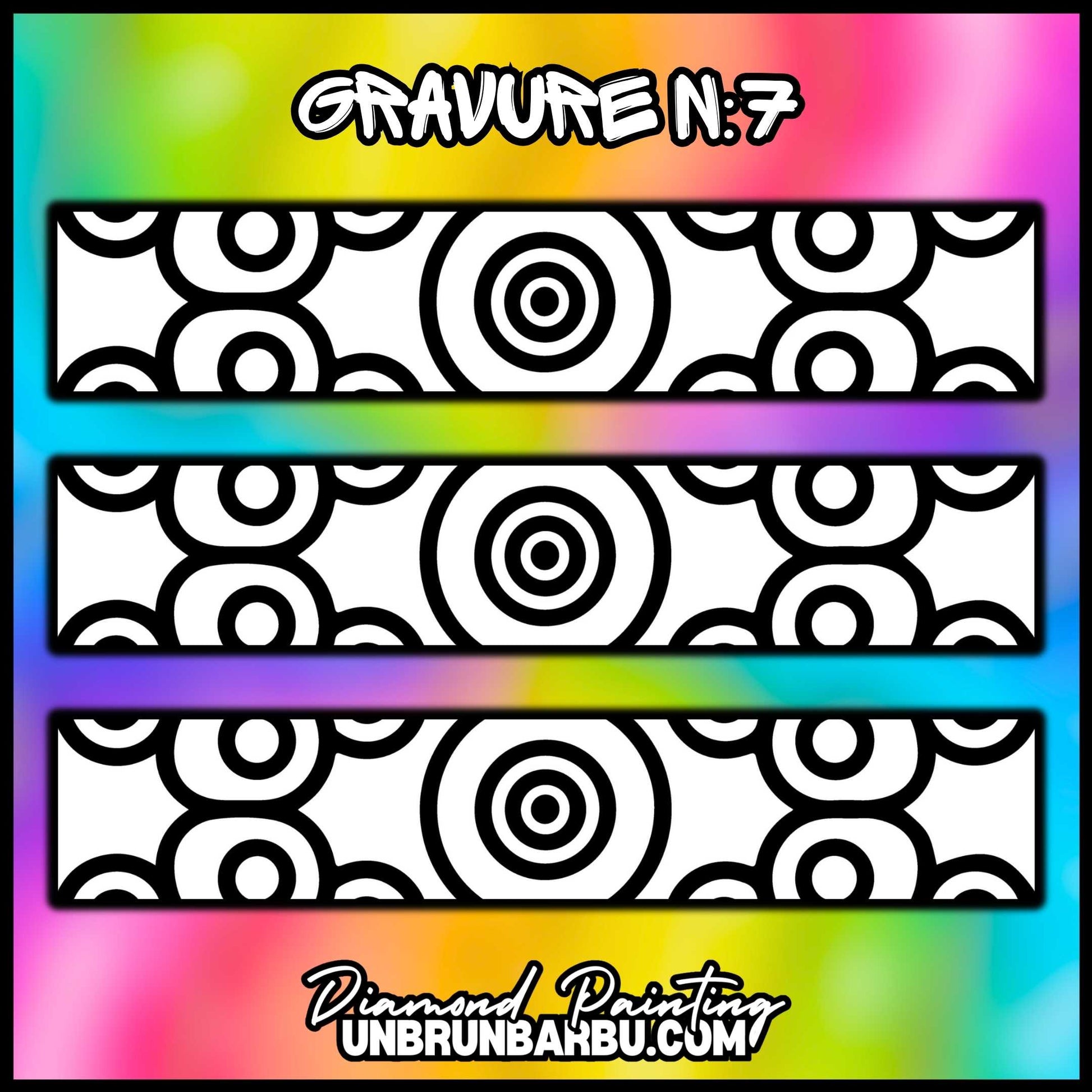 Gravure n°7 personnalisable pour le crayon Diamond Painting ErgoWave